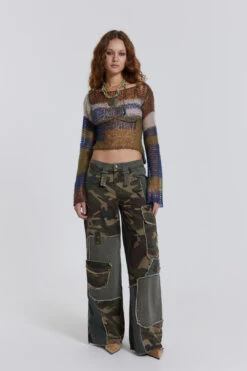 Jaded London Magna Camo Distressed Patchwork Jeans 9 Jaded London Magna Camo Distressed Patchwork Jeans -JADEDLDN Sales JWT3447 10741 2