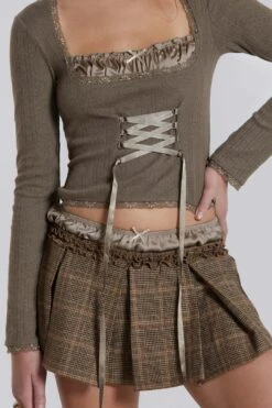 Jaded London Arabella Pointelle Bustier Top -JADEDLDN Sales JWT3447 17741 2