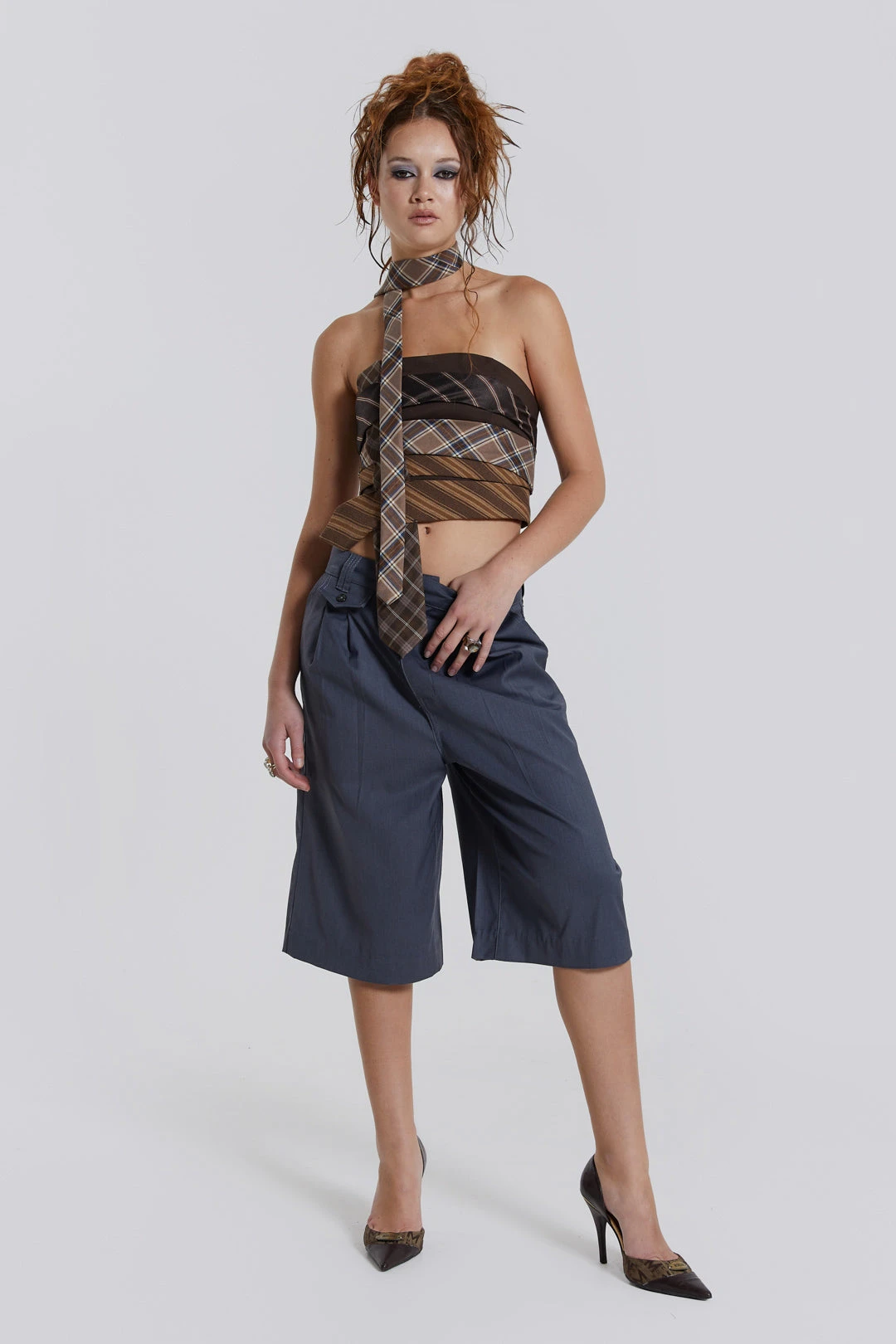 Jaded London Coltraine Tailored Wide Leg Shorts 6 Jaded London Coltraine Tailored Wide Leg Shorts - Image 4