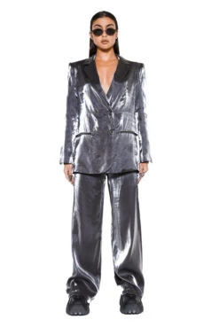 Jaded London Chromium Suit Trousers