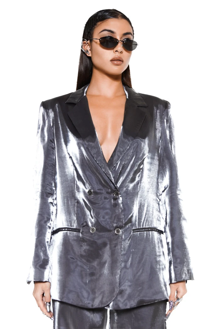 Jaded London Chromium Blazer 4 Jaded London Chromium Blazer - Image 2