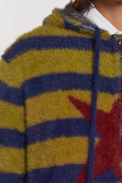 Sonic Stripe Knit Hoodie 13 Sonic Stripe Knit Hoodie -JADEDLDN Sales MENS CRUSUH00791