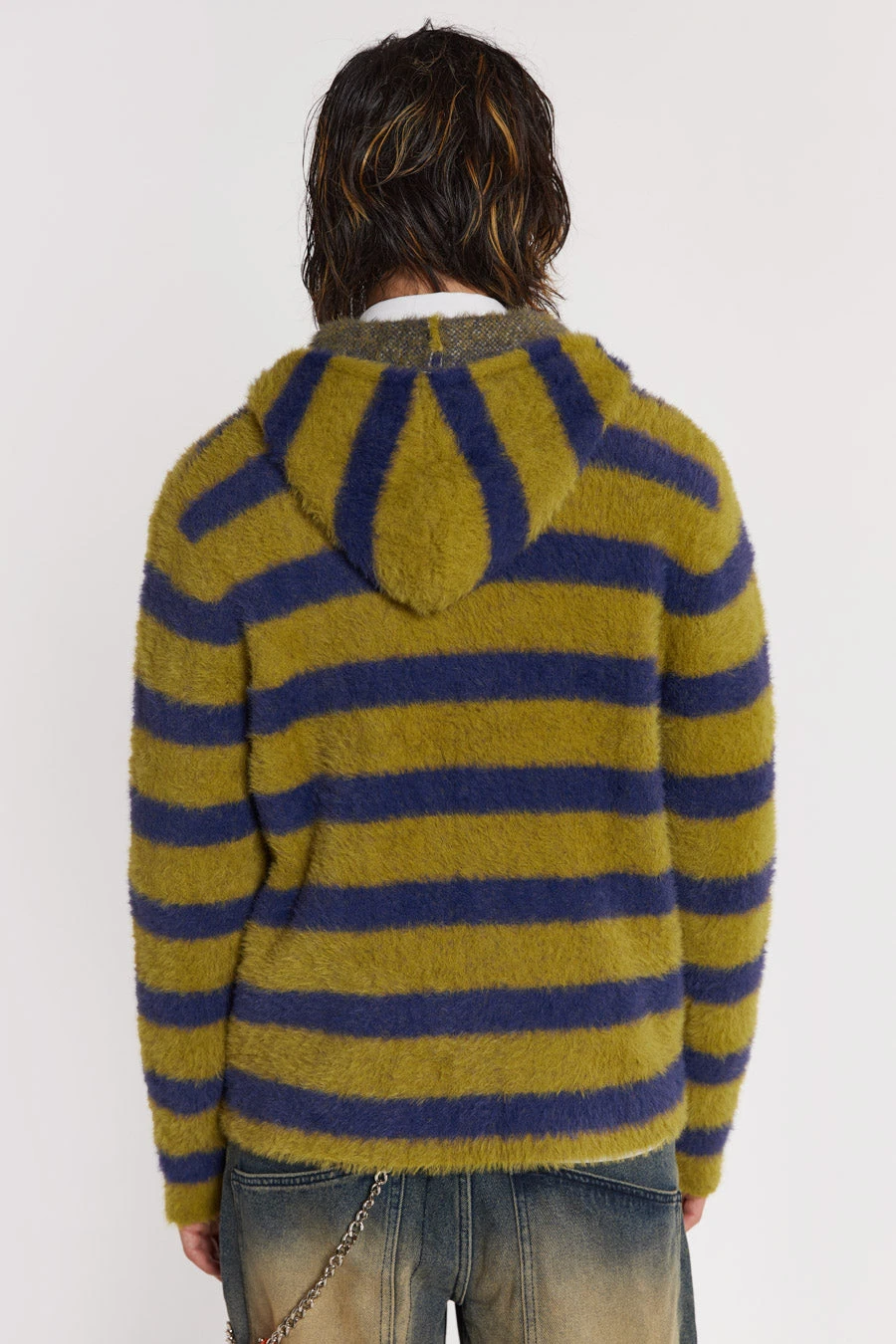 Sonic Stripe Knit Hoodie 5 Sonic Stripe Knit Hoodie - Image 3