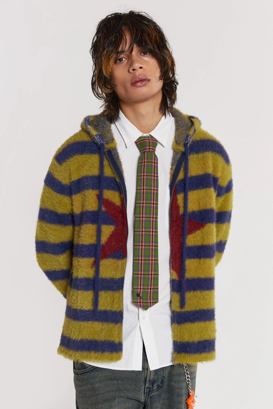 Sonic Stripe Knit Hoodie 3 Sonic Stripe Knit Hoodie