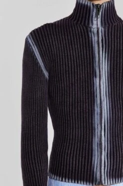 Purple Acid Lucid Knit Track Top -JADEDLDN Sales MENS23 30474