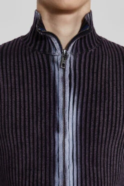 Purple Acid Lucid Knit Track Top -JADEDLDN Sales MENS23 30484