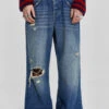 Vintage Blue Colossus Flare Jeans 1 Vintage Blue Colossus Flare Jeans -JADEDLDN Sales MENS23 30578