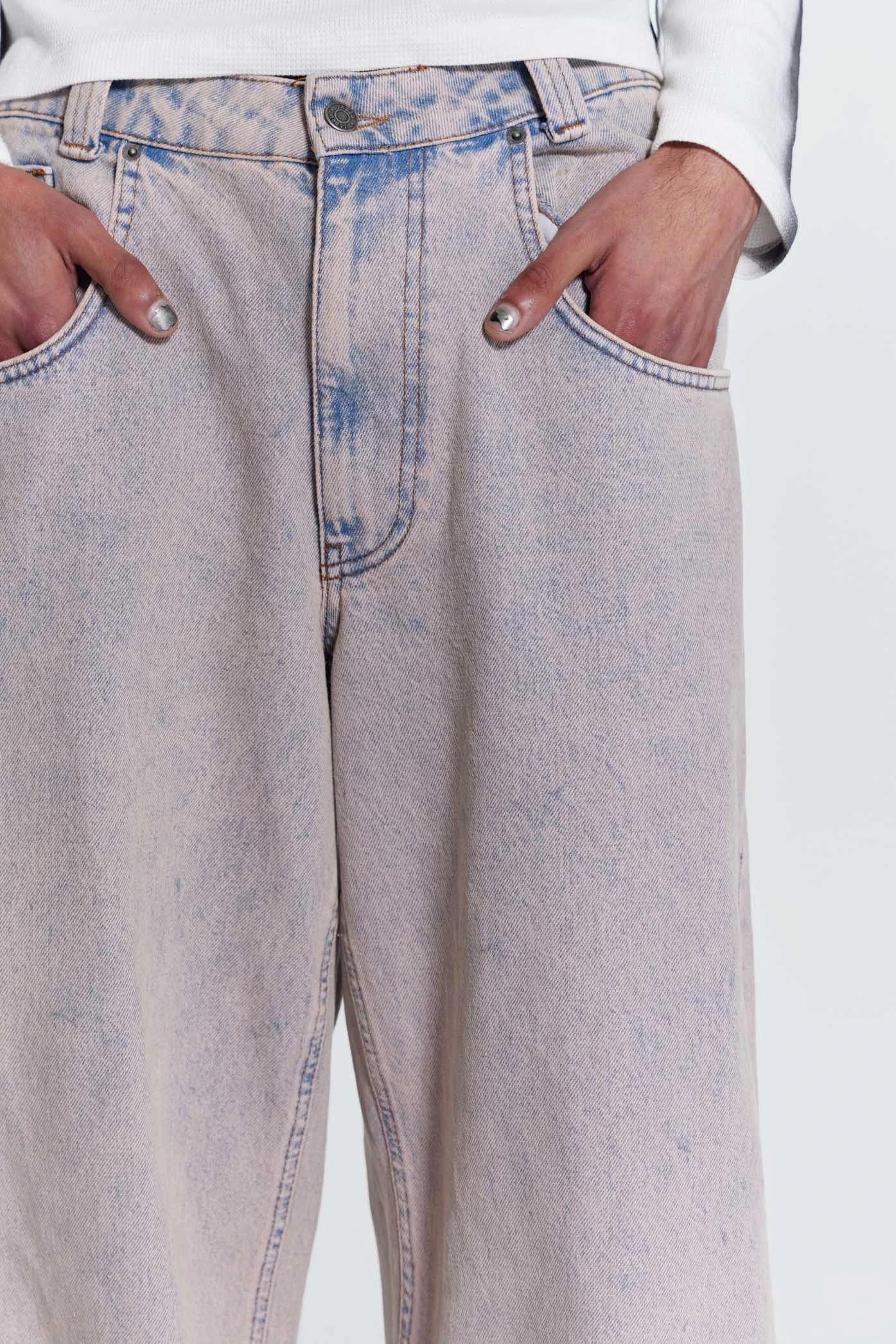 Pink Wash Acid Colossus Baggy Jeans 7 Pink Wash Acid Colossus Baggy Jeans - Image 5