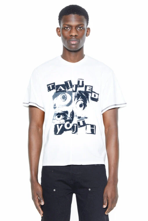 White Tainted Youth T-shirt -JADEDLDN Sales MENSRESHOOTS8549 257bc3f1 ab9f 4ad5 bd5b 05d4d85c6695
