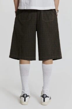 Charcoal Check Fairway Shorts -JADEDLDN Sales MENSSPRINGEDIT3413