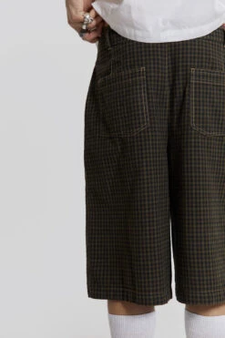 Charcoal Check Fairway Shorts -JADEDLDN Sales MENSSPRINGEDIT3424
