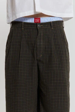 Charcoal Check Fairway Shorts -JADEDLDN Sales MENSSPRINGEDIT3432