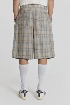 Stone Check Fairway Shorts -JADEDLDN Sales MENSSPRINGEDIT3462