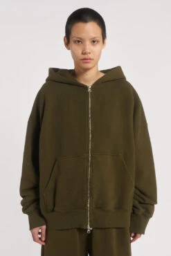 NTRLS Moss Oversized Zip Through Hoodie -JADEDLDN Sales NTRLSECOM00242