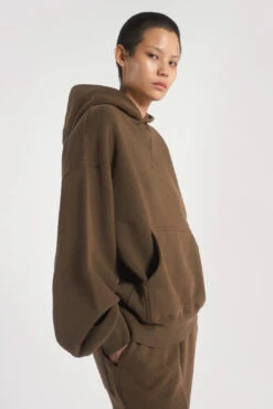 NTRLS Mocha Oversized Hoodie -JADEDLDN Sales NTRLSECOM0054