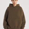 NTRLS Mocha Oversized Hoodie -JADEDLDN Sales NTRLSECOM0091