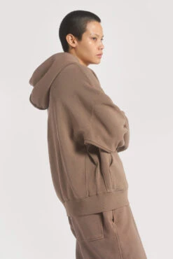 NTRLS Clay Oversized Zip Through Hoodie -JADEDLDN Sales NTRLSECOM0558