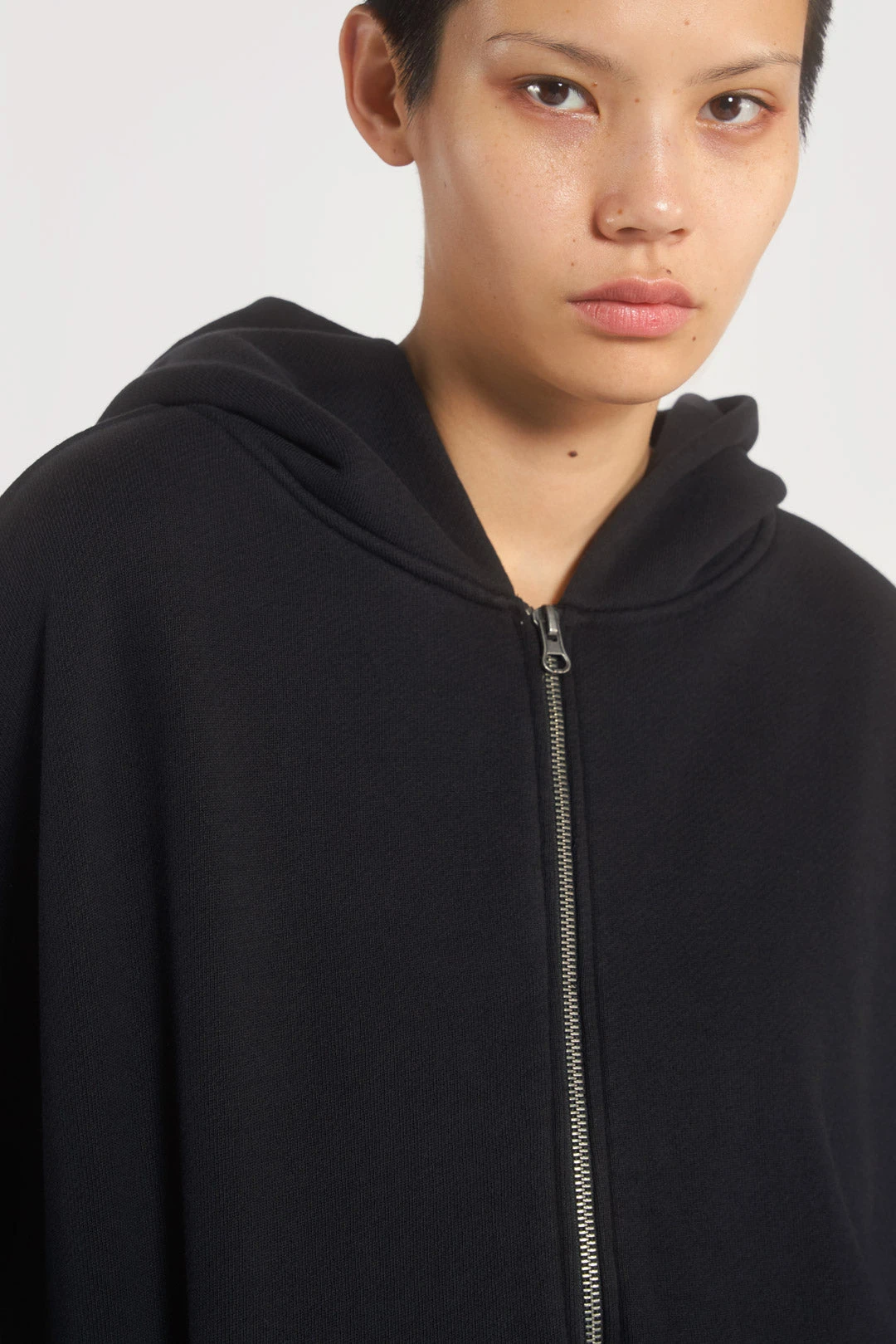 NTRLS Dust Black Oversized Zip Through Hoodie 9 NTRLS Dust Black Oversized Zip Through Hoodie - Image 7