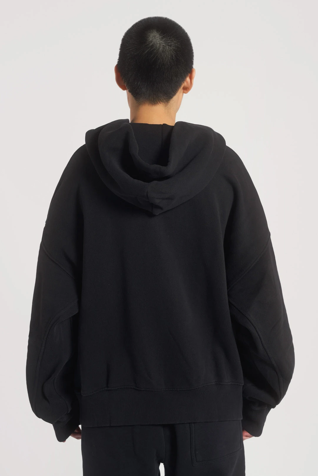 NTRLS Dust Black Oversized Zip Through Hoodie 7 NTRLS Dust Black Oversized Zip Through Hoodie - Image 5