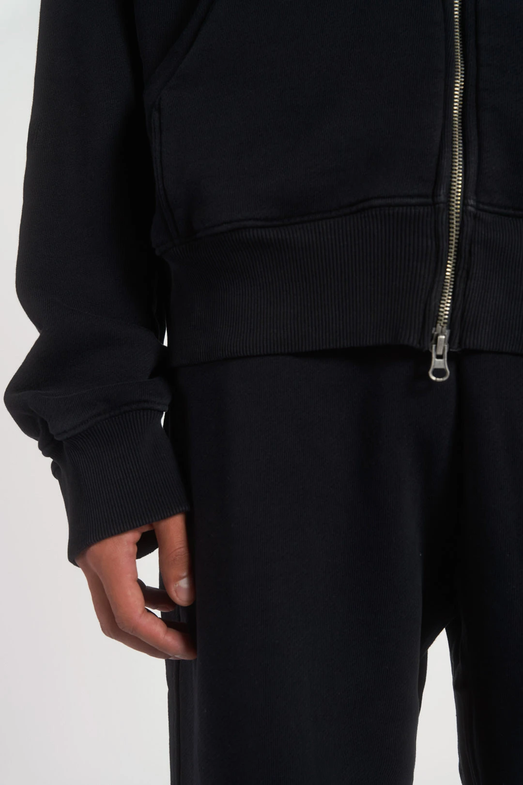 NTRLS Dust Black Oversized Zip Through Hoodie 10 NTRLS Dust Black Oversized Zip Through Hoodie - Image 8