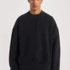 NTRLS Dust Black Crew Neck Sweatshirt -JADEDLDN Sales NTRLSECOM2130