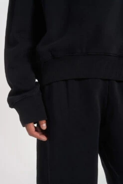 NTRLS Dust Black Crew Neck Sweatshirt -JADEDLDN Sales NTRLSECOM2132