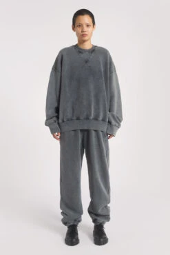 NTRLS Chrome Grey Crew Neck Sweatshirt 18 NTRLS Chrome Grey Crew Neck Sweatshirt -JADEDLDN Sales NTRLSECOM2208