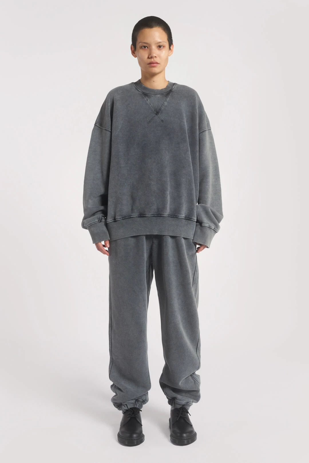 NTRLS Chrome Grey Crew Neck Sweatshirt 5 NTRLS Chrome Grey Crew Neck Sweatshirt - Image 3