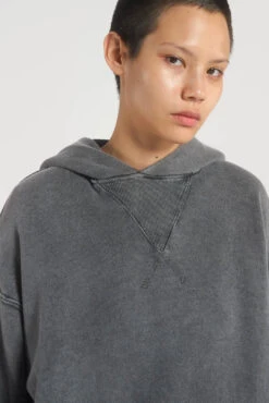 NTRLS Chrome Grey Oversized Hoodie -JADEDLDN Sales NTRLSECOM2454