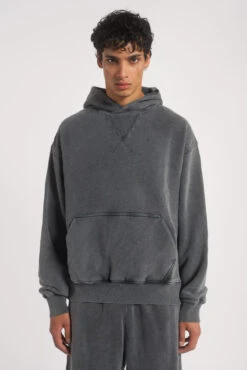 NTRLS Chrome Grey Oversized Hoodie -JADEDLDN Sales NTRLSECOM2549