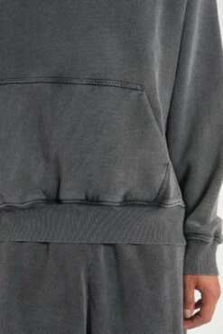 NTRLS Chrome Grey Oversized Hoodie -JADEDLDN Sales NTRLSECOM2557