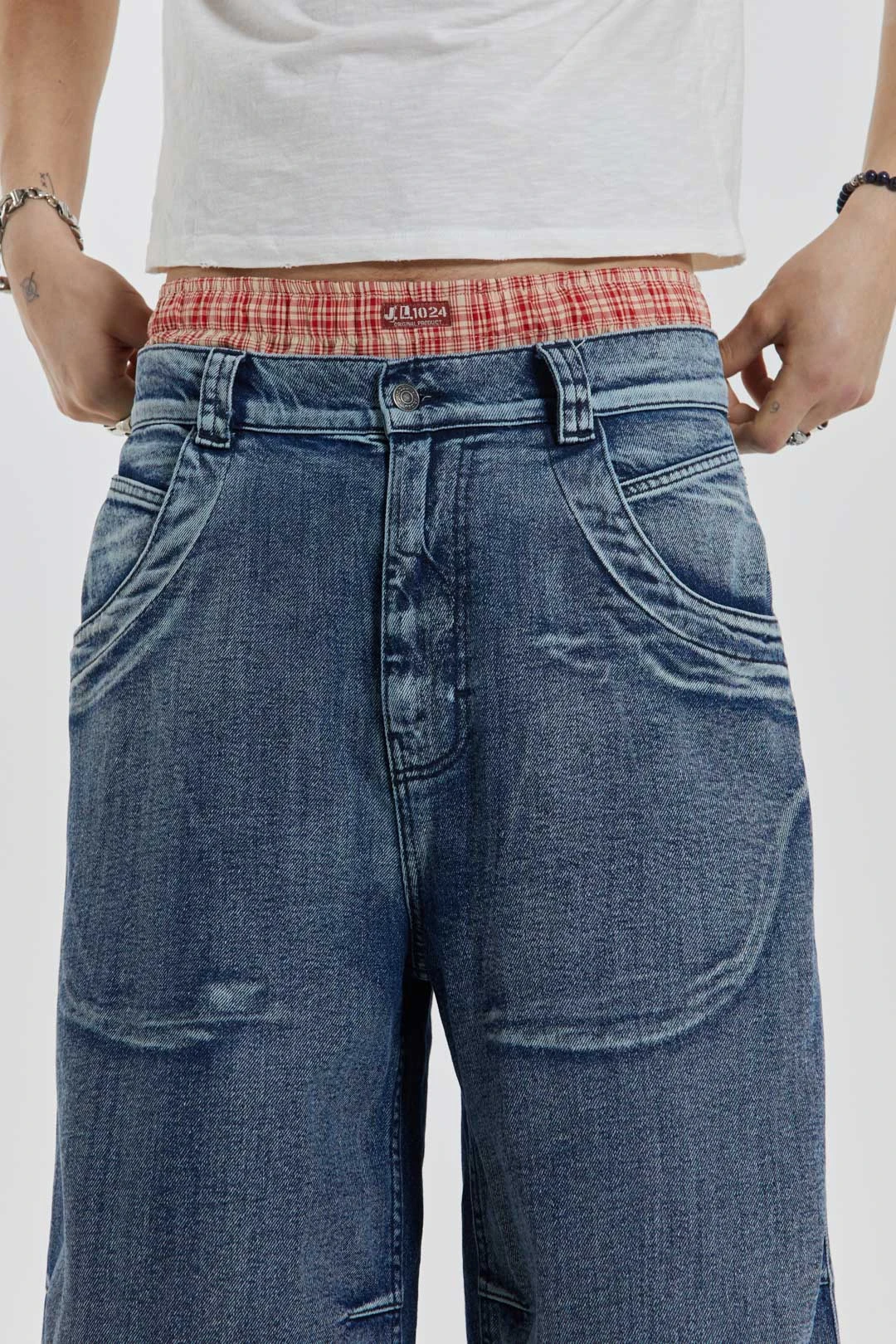 Axle Acid Wash Denim Jorts 5 Axle Acid Wash Denim Jorts - Image 3