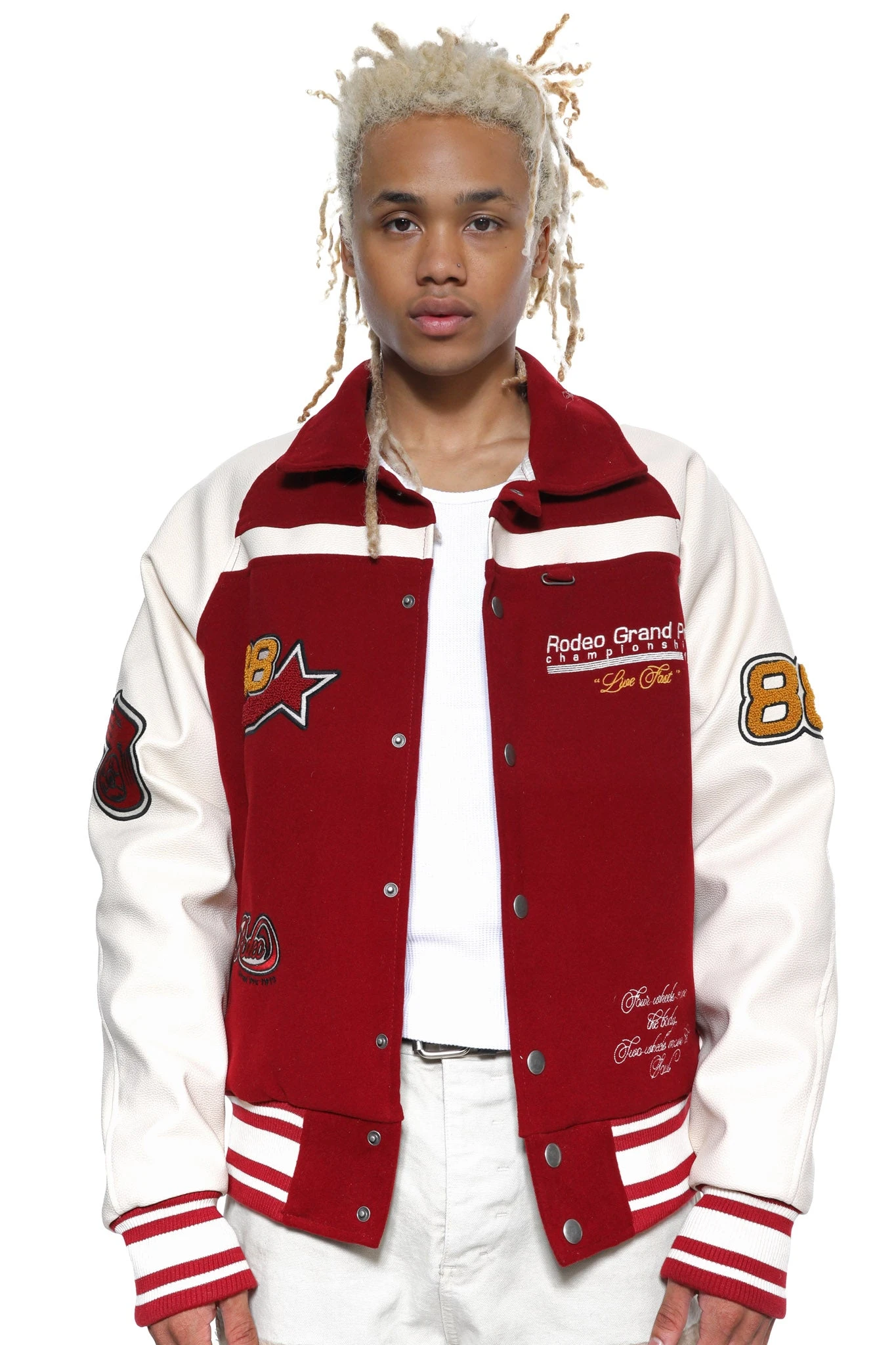 Red Rodeo Varsity Jacket 3 Red Rodeo Varsity Jacket