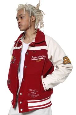 Red Rodeo Varsity Jacket 13 Red Rodeo Varsity Jacket -JADEDLDN Sales RedVarsity4