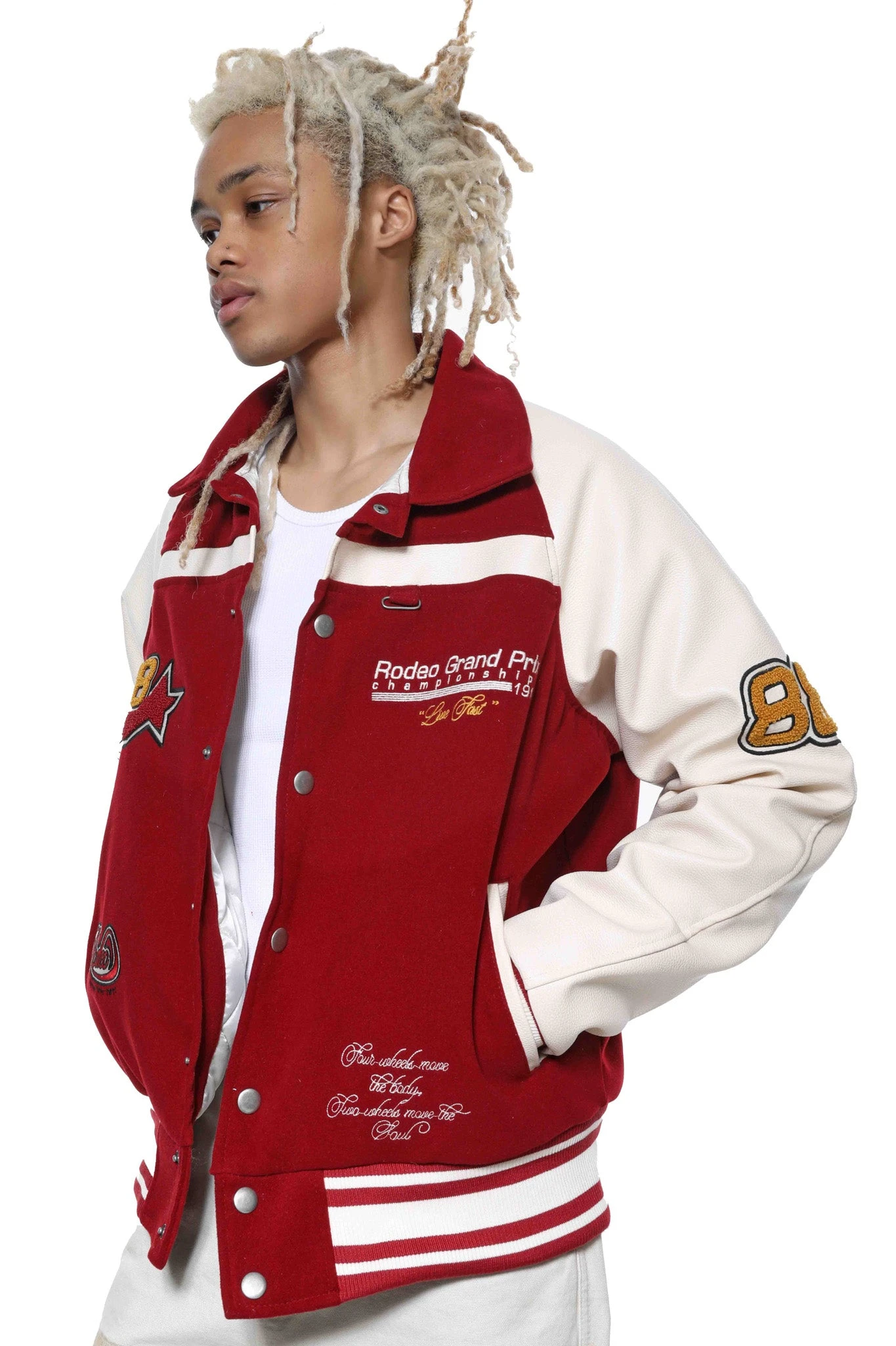 Red Rodeo Varsity Jacket 7 Red Rodeo Varsity Jacket - Image 5