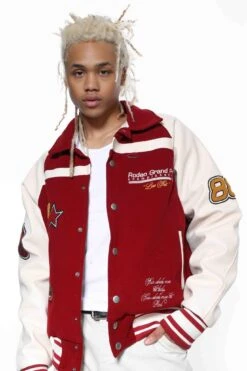 Red Rodeo Varsity Jacket 14 Red Rodeo Varsity Jacket -JADEDLDN Sales RedVarsity5