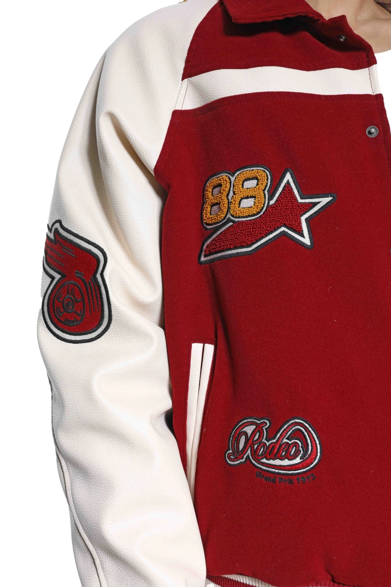 Red Rodeo Varsity Jacket 9 Red Rodeo Varsity Jacket - Image 7
