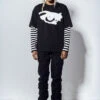 Retina T-Shirt 2 Retina T-Shirt -JADEDLDN Sales STRIPEDLONGSLEEVEEYEPRINT1