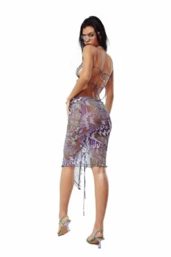 Jaded London Volare Asymmetric Lace Up Beach Skirt -JADEDLDN Sales SWIM7225