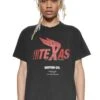 Vintage Black Texas T-Shirt -JADEDLDN Sales TexasT Shirt1