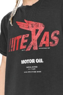 Vintage Black Texas T-Shirt -JADEDLDN Sales TexasT shirt3