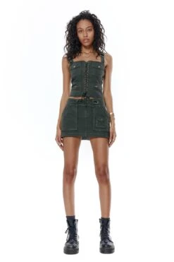 Jaded London Khaki Cargo Corset -JADEDLDN Sales UntitledSession4700