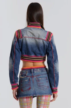 Jaded London Sherbet Cropped Denim Jacket -JADEDLDN Sales WW01901 2