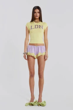 Jaded London Sugar Lace Satin Shorts