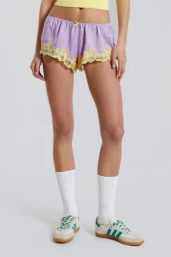 Jaded London Sugar Lace Satin Shorts -JADEDLDN Sales WW1167