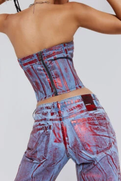 Jaded London Midtown Metallic Corset -JADEDLDN Sales blueprint200971