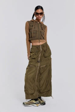 Jaded London Madison 2 In 1 Cargo Maxi Skirt 19 Jaded London Madison 2 In 1 Cargo Maxi Skirt -JADEDLDN Sales blueprint20921