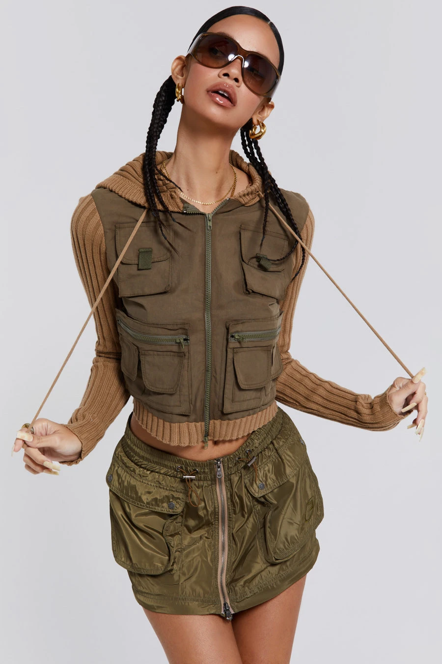 Jaded London Madison 2 In 1 Cargo Maxi Skirt 8 Jaded London Madison 2 In 1 Cargo Maxi Skirt - Image 6