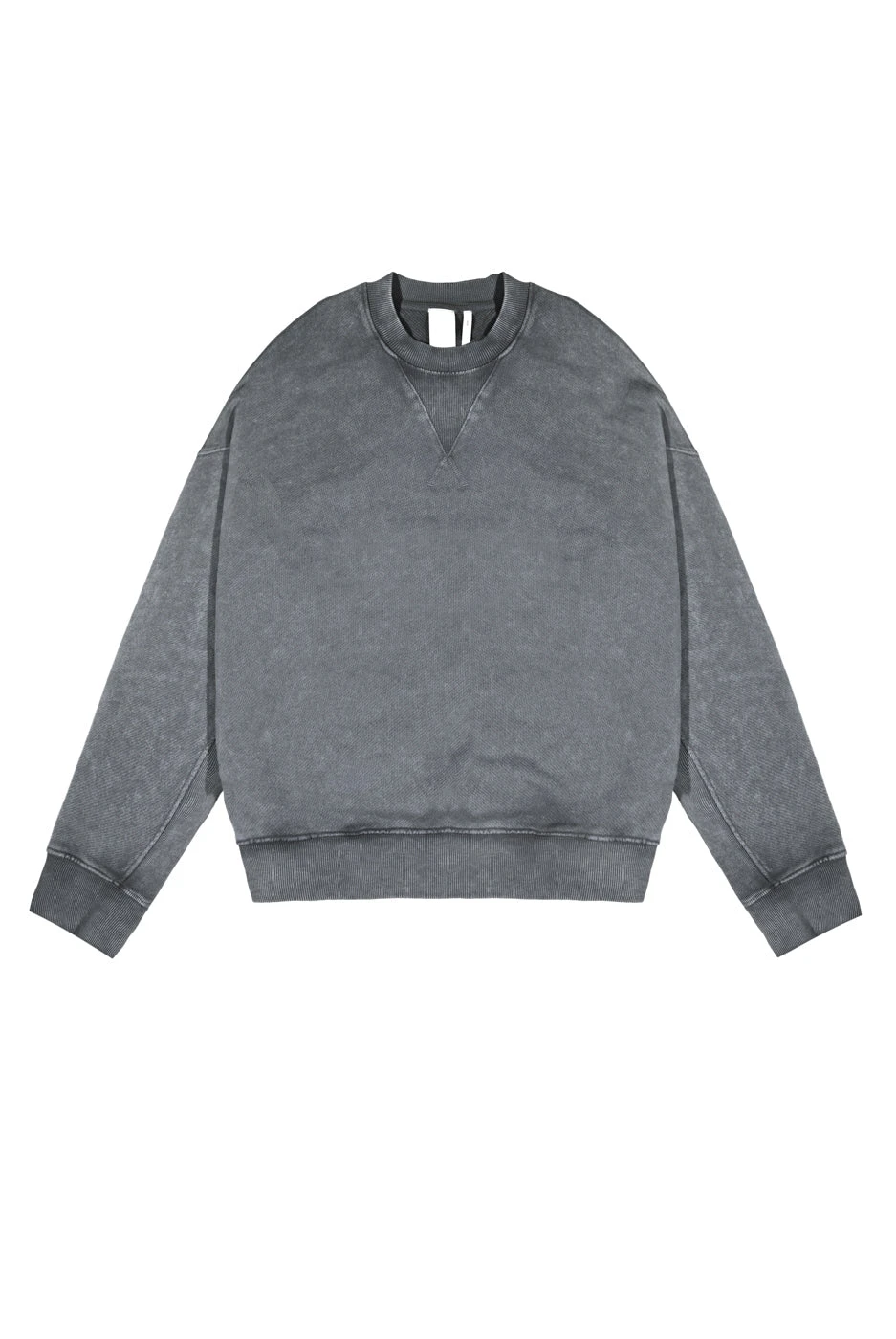 NTRLS Chrome Grey Crew Neck Sweatshirt 4 NTRLS Chrome Grey Crew Neck Sweatshirt - Image 2
