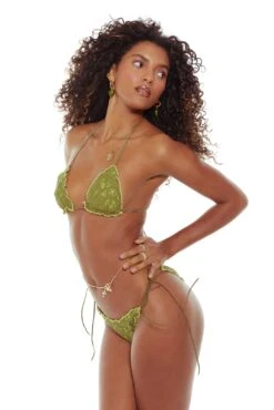 Dream In Lace Lime Bikini Bottoms -JADEDLDN Sales jadedswim3056206